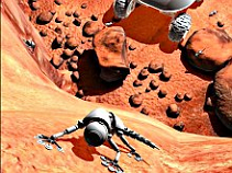 Un robot-gecko sur Mars